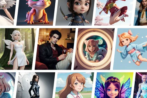 免費AI角色設計網站 MyEdit AI 繪圖範例